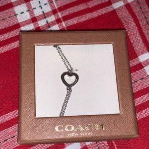 Brand New silver Coach bracelet